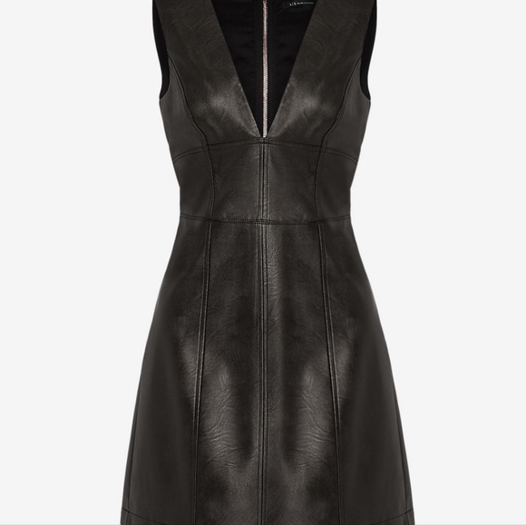 Armani exchange deep V dress - Picture 3 of 9